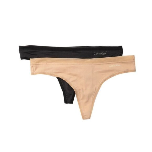Calvin Klein Underwear Women's 2 Pack Thong - Picture 1 of 7